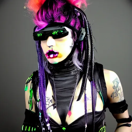 Image similar to cybergoth