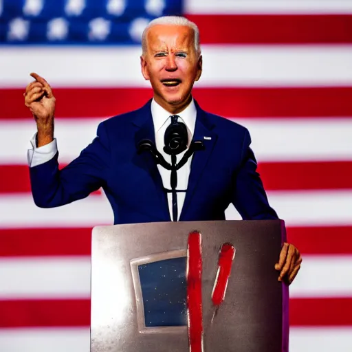 Prompt: Joe Biden as captain america