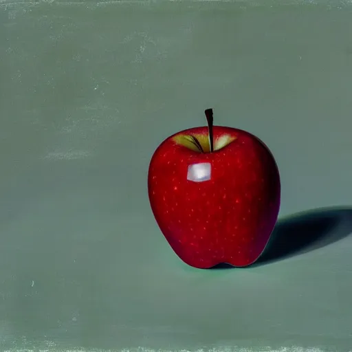 Image similar to still life of an apple, by Calarts