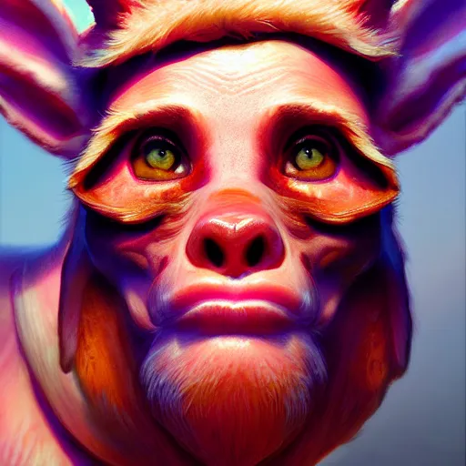 Prompt: bacon, perfect eyes, full body shot, portrait, vivid colors, elegant, concept art, sharp focus, digital art, Hyper-realistic, 4K, Unreal Engine, Highly Detailed, HD, Dramatic Lighting by Brom, trending on Artstation