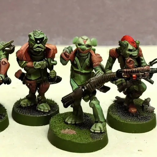 Prompt: goblin recon squad