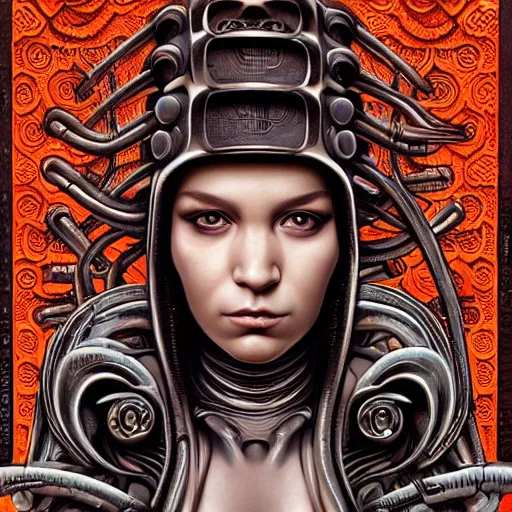 Image similar to Lofi Giger Lovecraft Lovecraftian BioPunk Shakira portrait Pixar style by Tristan Eaton Stanley Artgerm and Tom Bagshaw