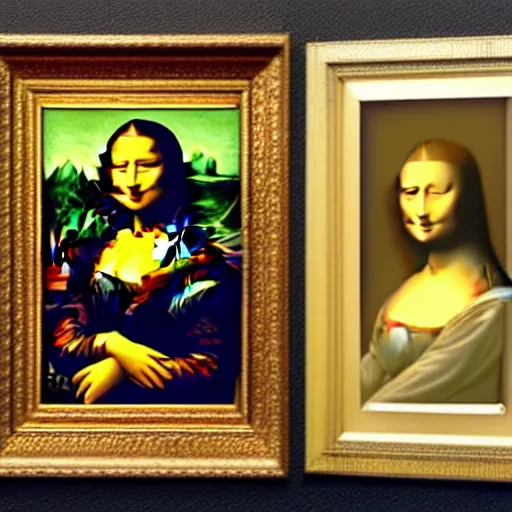 Image similar to The Mona Lisa that looks like Donald Trump