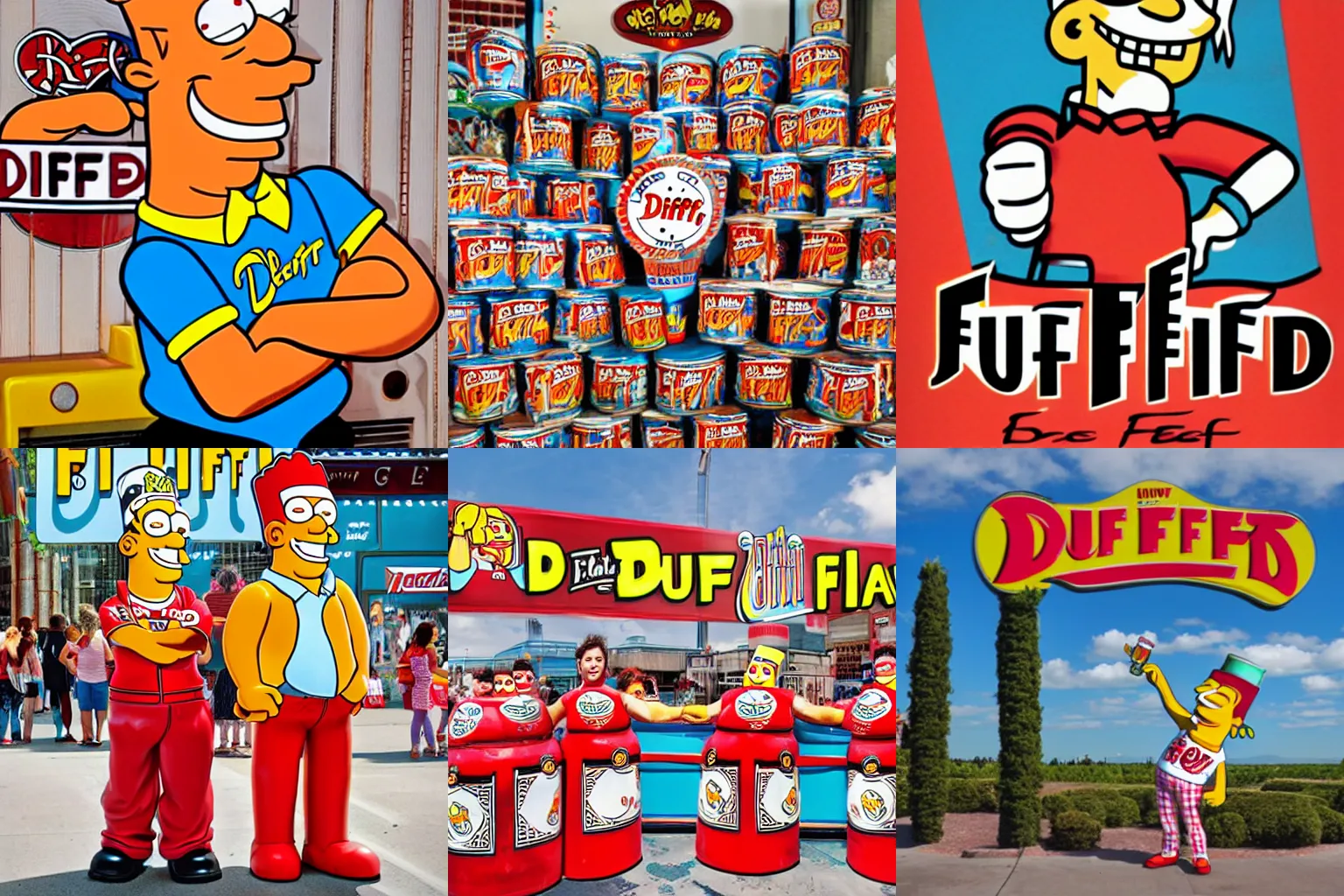 Prompt: Duff beer