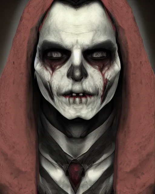 Image similar to portrait of an undead vampire lord, photorealistic, 8 k