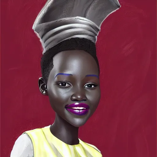 Prompt: lupita nyongo as a character by jk rowling, concept art