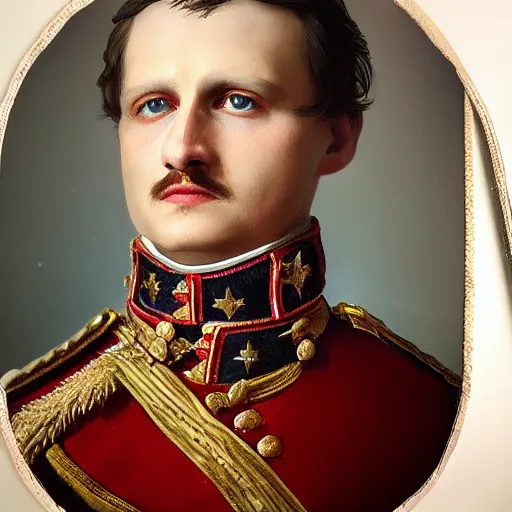 Prompt: realistic photo portrait of a man using an iphone, looking like napoleon, volumetric lights, trending on artstation, studio photo, intricate details, highly detailed