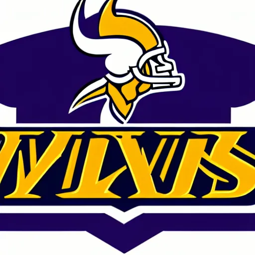 Image similar to nfl logo detailed vector vikings