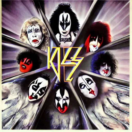 Image similar to kiss album cover