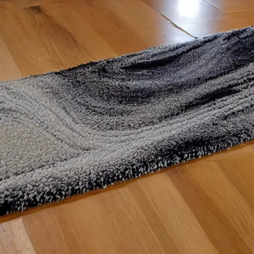 Image similar to a melting rug