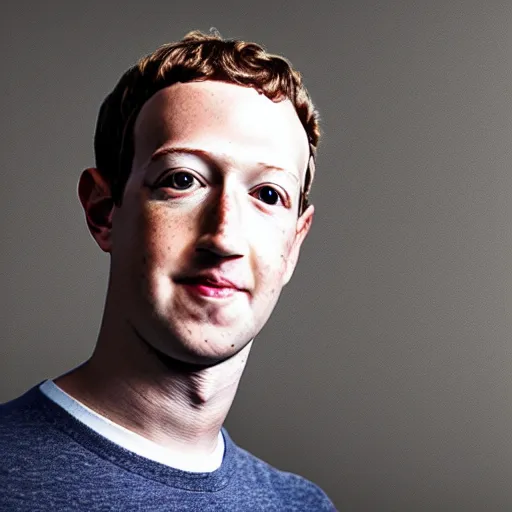 Image similar to close up portrait of mark zuckerberg he has pupils shaped as dollars signs, 8 k, bokeh