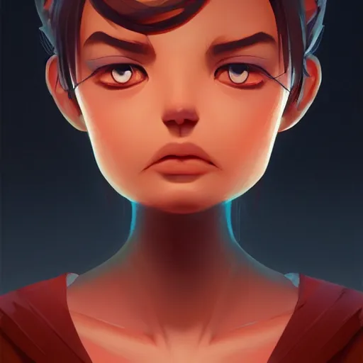 Image similar to face icon stylized minimalist contact 1 9 9 7, loftis, cory behance hd by jesper ejsing, by rhads, makoto shinkai and lois van baarle, ilya kuvshinov, rossdraws global illumination