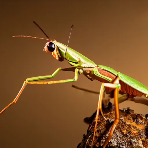 Prompt: 8 k uhd pictures as historical photos of praying mantis eating cockroach, higly photorealistic details, highly details form, highly details content