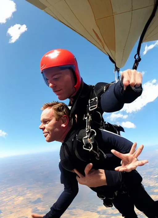 Image similar to ewan mcgregor skydiving