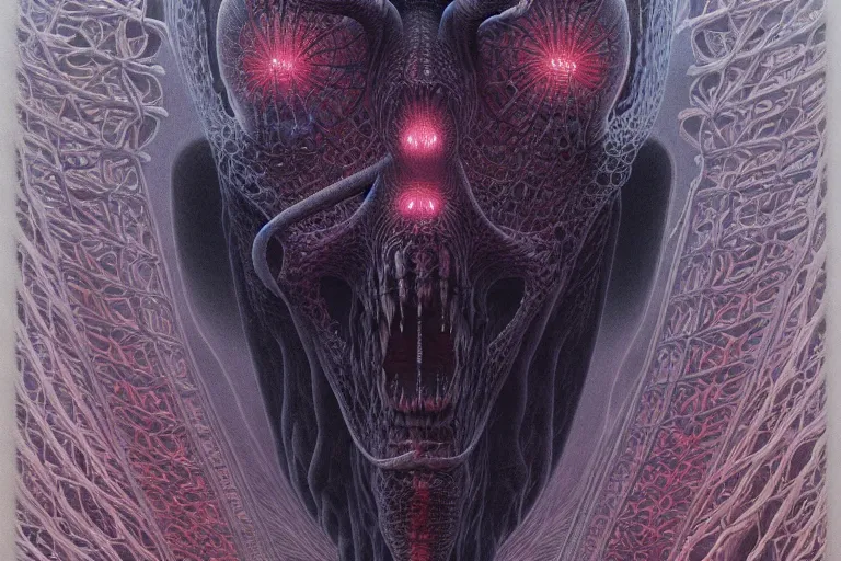 Image similar to that is not dead which can eternal lie and with strange aeons even death may die, intricate, ultra high definition, ultra detailed, symmetry, sci - fi, dark fantasy, by wayne barlowe