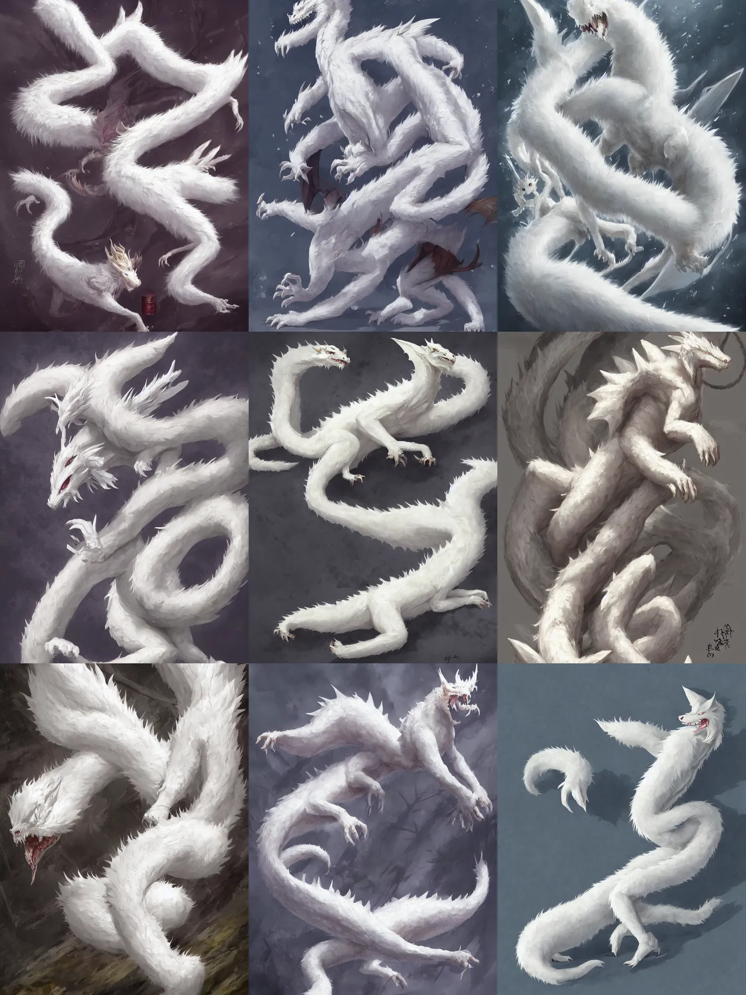 Prompt: gorgeous white skin furry dragon leg, anime fursona furry art commission, anime!, furry art, greg rutkowski, furaffinity, award winning