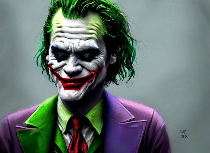 Prompt: highly detailed portrait of jim carrey as the joker, in joker ( 2 0 1 9 ), stephen bliss, unreal engine, fantasy art by greg rutkowski, loish, rhads, ferdinand knab, makoto shinkai and lois van baarle, ilya kuvshinov, rossdraws, tom bagshaw, global illumination, radiant light, detailed and intricate environment