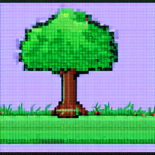 Prompt: a grass asset pixel art for a video game