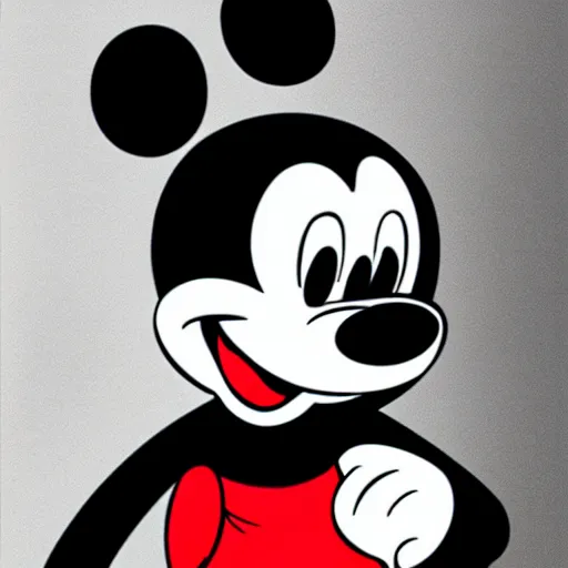 Image similar to walt disney dressed as mickey mouse