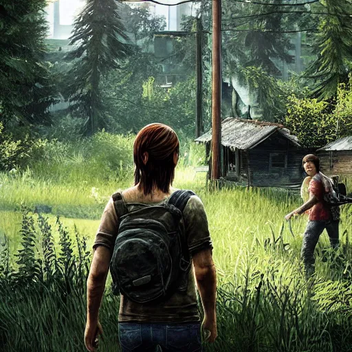 Prompt: the last of us modded to look like a nintendo 6 4 game