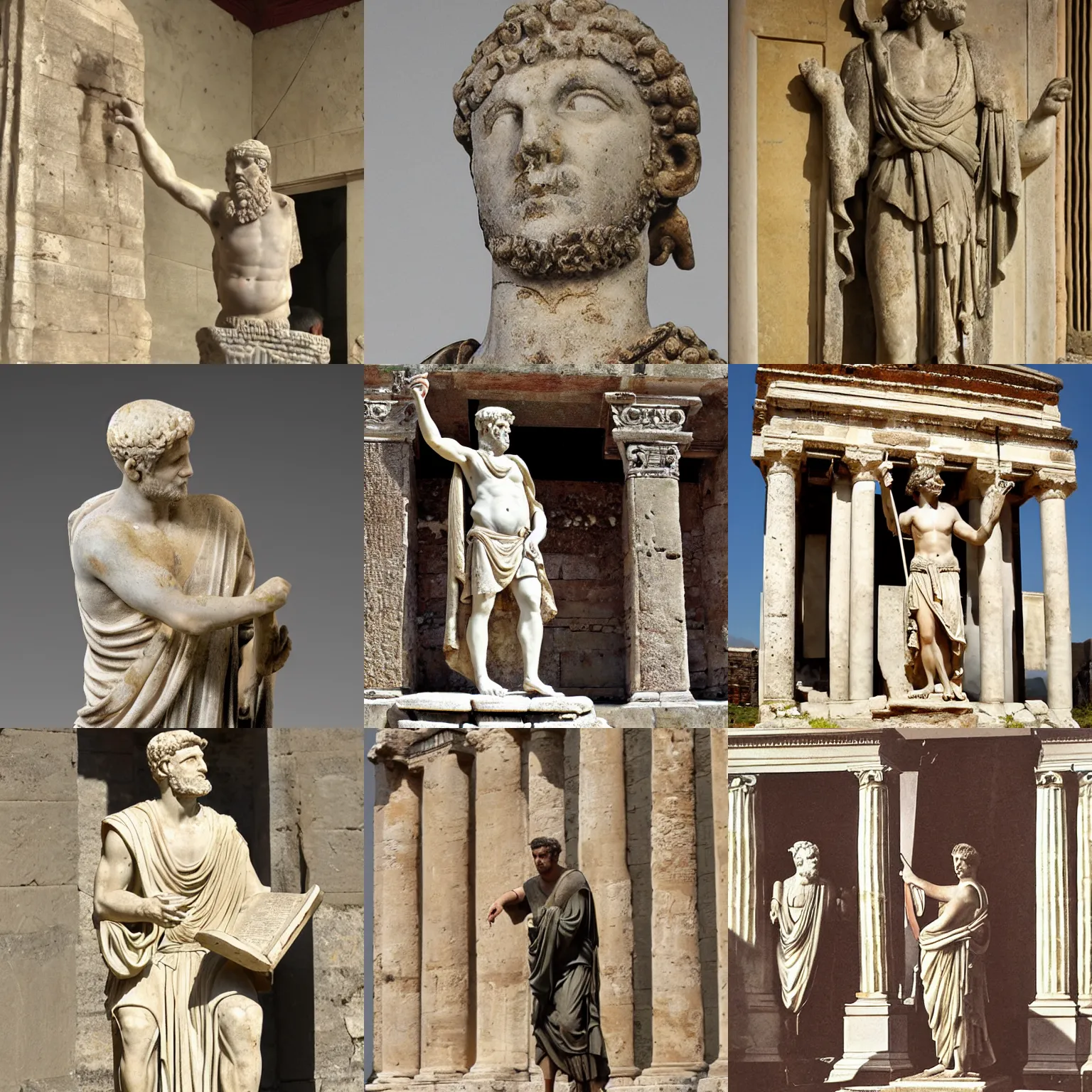 Prompt: An ancient Roman orator