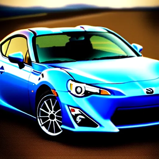 Prompt: “ pixel art of 2 0 1 6 scion fr - s in oceanic blue ”