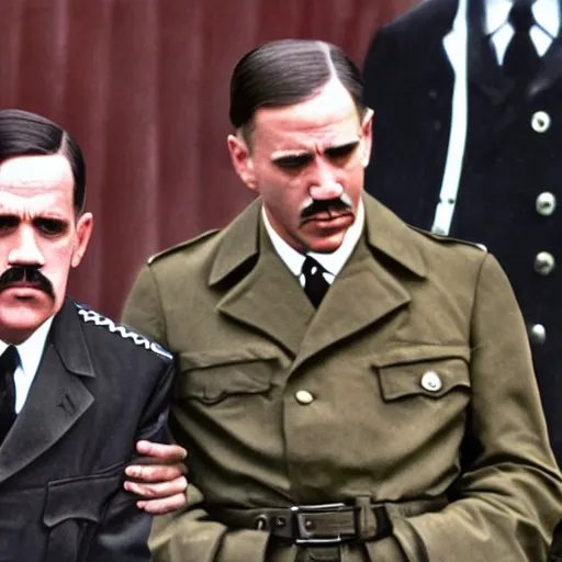 Image similar to UHD candid photo of Hitler and Hunter Biden doing blow, accurate faces, UHD, photorealistic, correct face, photo by Annie Leibowitz