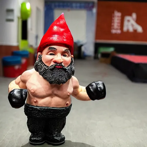 Prompt: gnome wrestler magomed magomedov