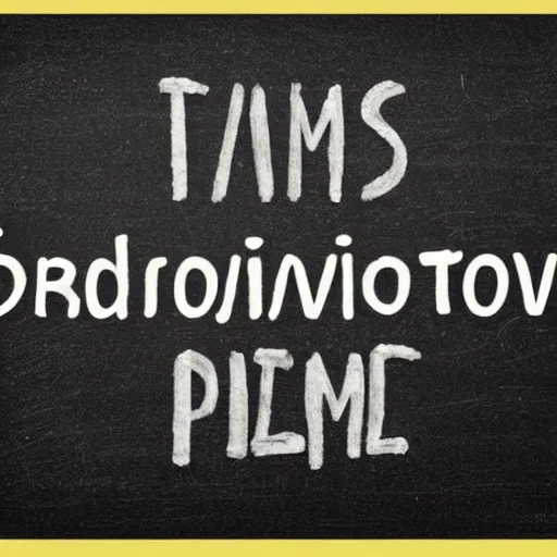 Prompt: how to avoid procrastination in 3 easy steps, english text, times new roman font, blackboard writing, perfect kerning.