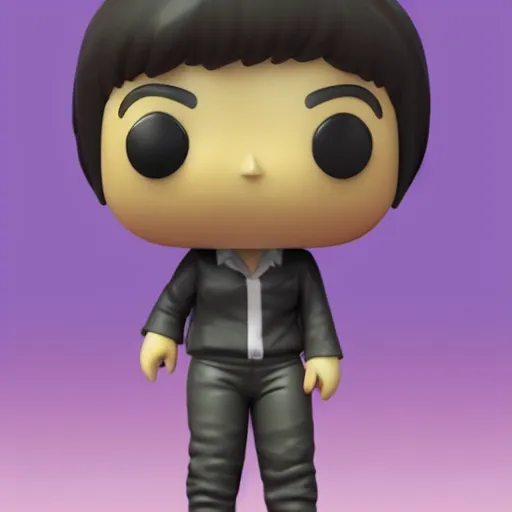 Prompt: full body 3d render of Matsuda Seiko as a funko pop, studio lighting, white background, blender, trending on artstation, 8k, highly detailed