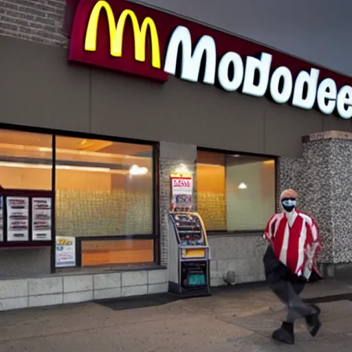 Image similar to homelander at mcdonalds, photograph from 2 0 2 2, 8 k