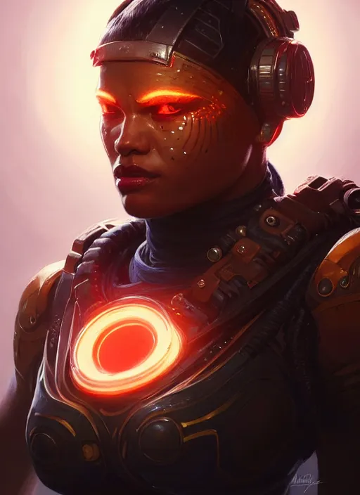 Prompt: portrait of apex legends juggernaut, intricate, elegant, glowing lights, highly detailed, digital painting, artstation, glamor pose, concept art, smooth, sharp focus, illustration, art by artgerm and greg rutkowski, artey freytag