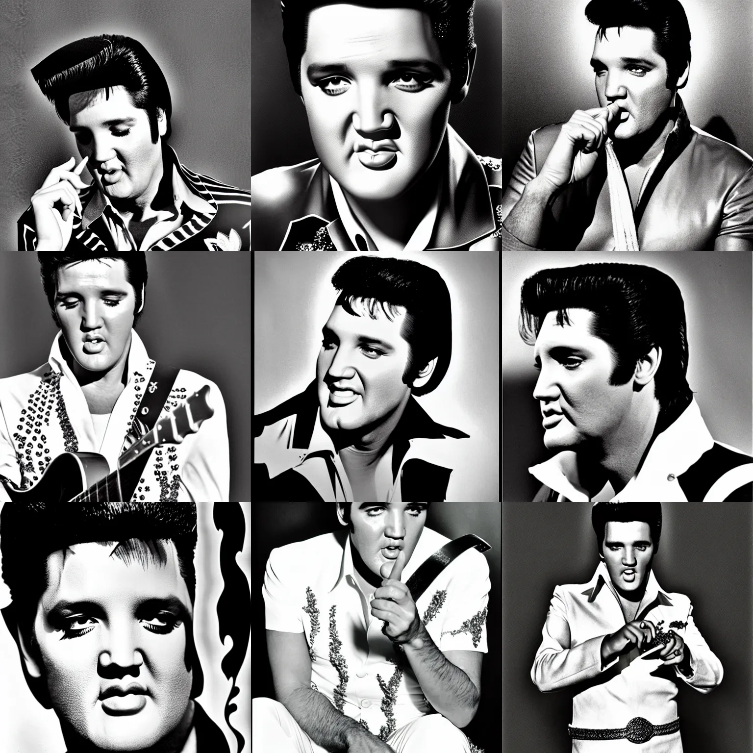 Prompt: elvis presley as parsley!!!!, herb, intricate detailed, photo by terry oneill