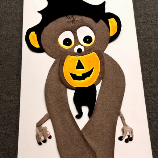 Image similar to halloween monkey