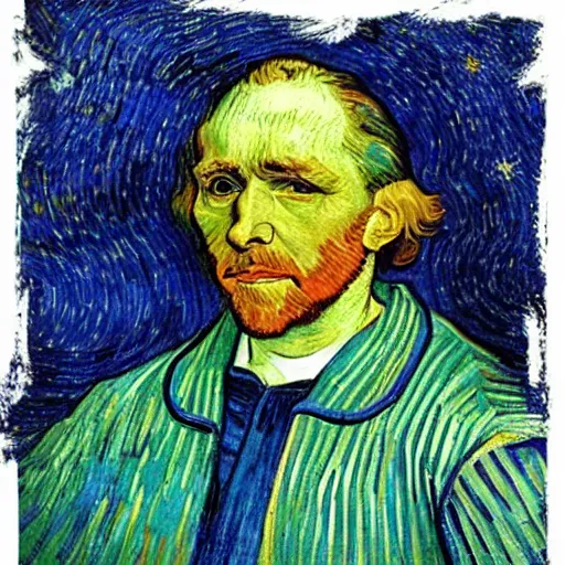 Image similar to christopher columbus painted by van gogh