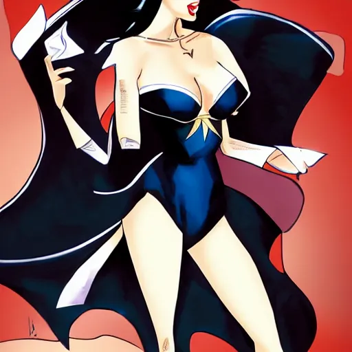 Image similar to zatanna, dc comics