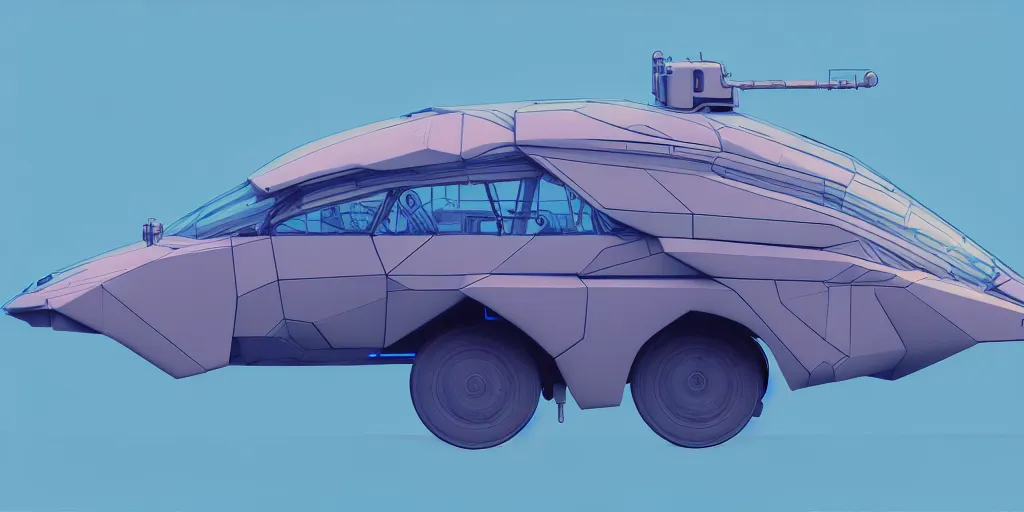 Prompt: moebius hard surface shape form exploration, vehicles, close up, complex geometry, detailed, artstation, 8 k, sci - fi, pastel colors, props, panel, concept, simon stalenhag, blueprint, items and gadget, big medium small, blueprint, vintage