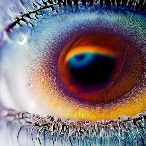 Image similar to Liminal space in outer space, my friend’s beautiful eye macro photography!!!!!