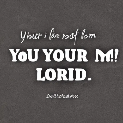 Image similar to you are not the lord of me i am the lord of me!