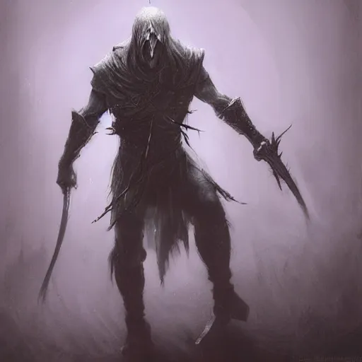 Undead Executioner & Weapons Art - Dark Souls II Art Gallery