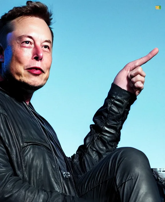 Prompt: Elon Musk wearing borg technology and implants by Moebius, 4k resolution, detailed