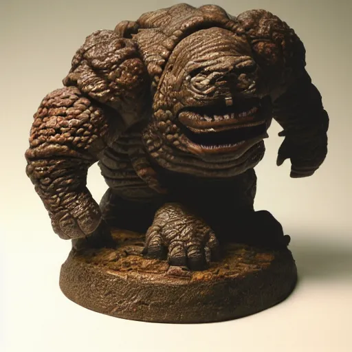 Image similar to rancor, moody lighting, shallow depth of field,