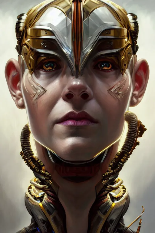Prompt: symmetry!! portrait of cyborg loki in the style of god of war, machine parts embedded into face, intricate, elegant, highly detailed, digital painting, artstation, concept art, smooth, sharp focus, illustration, art by artgerm and greg rutkowski and alphonse mucha, 8 k