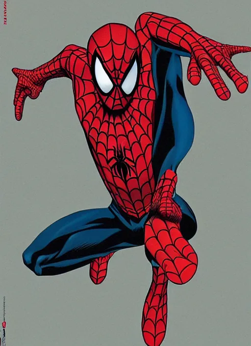 Prompt: k spiderman portrait by katsuhiru otomo