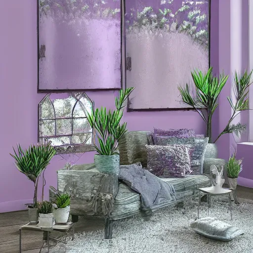 Image similar to crystethereal lavender atrium manipulation layeredinfusion lilac silver silver fuji pastel