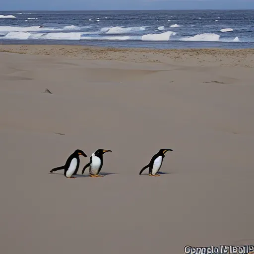 Image similar to penguins sand dunes,, photography