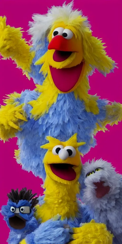 Prompt: “Big Bird from Sesame Street joins Super Smash Bros Ultimate roster as a playable fighter!”