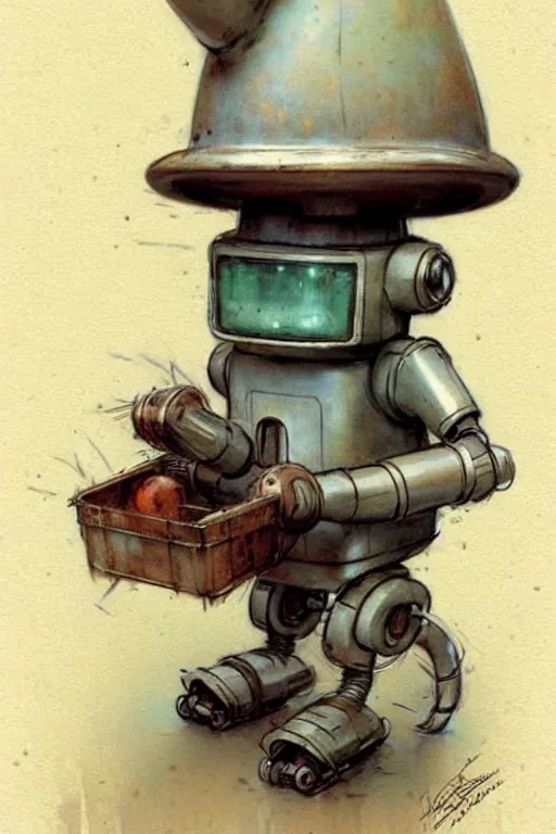 Image similar to ( ( ( ( ( 1 9 5 0 s robot knome. muted colors. ) ) ) ) ) by jean - baptiste monge!!!!!!!!!!!!!!!!!!!!!!!!!!!!!!