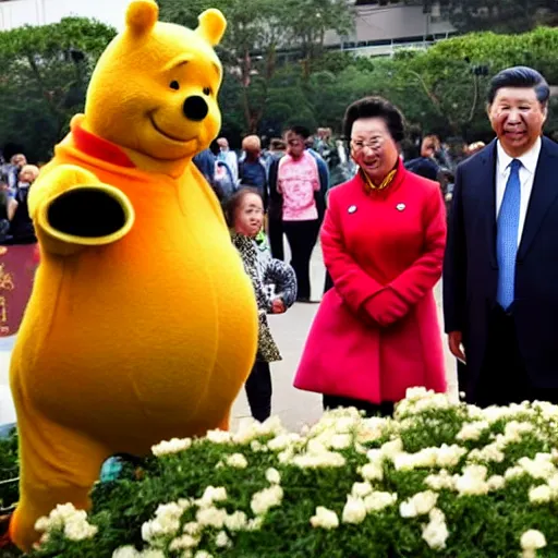 Prompt: Xi Jinping as Winnie The Pooh