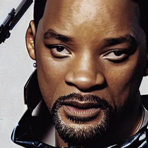 Image similar to Will Smith as blade 4K detail